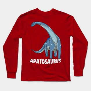 Apatosaurus Dinosaur Design Long Sleeve T-Shirt